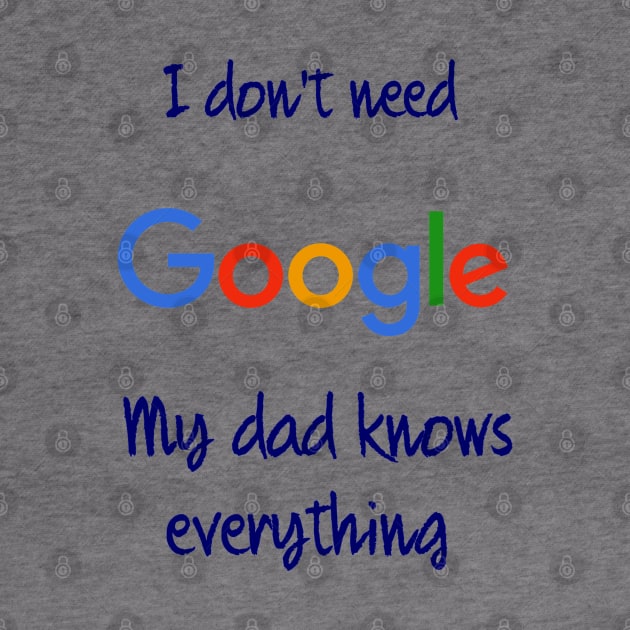 I don't need Google my dad knows everything by osaya